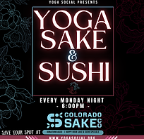 Yoga, Sake & Sushi